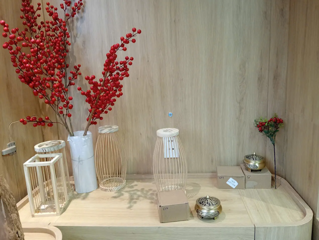 Brass Alloy Agarwood Incense Burner – Dragon Phoenix &amp; Koi Design (9.2 cm) | Vietnamese Oud Accessories